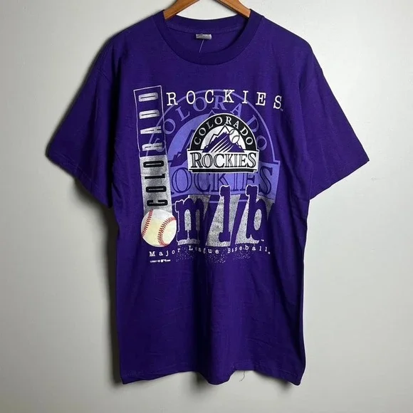 Vintage Colorado Rockies T-Shirt - Picture 1 of 7